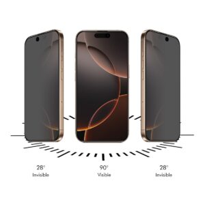 Solidenz Perfect Fit Anti Spy Screen Protector iPhone 16 Pro Max - 2