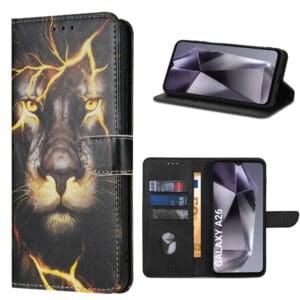 Solidenz bookcase Samsung Galaxy A26 - Leeuw Main Image