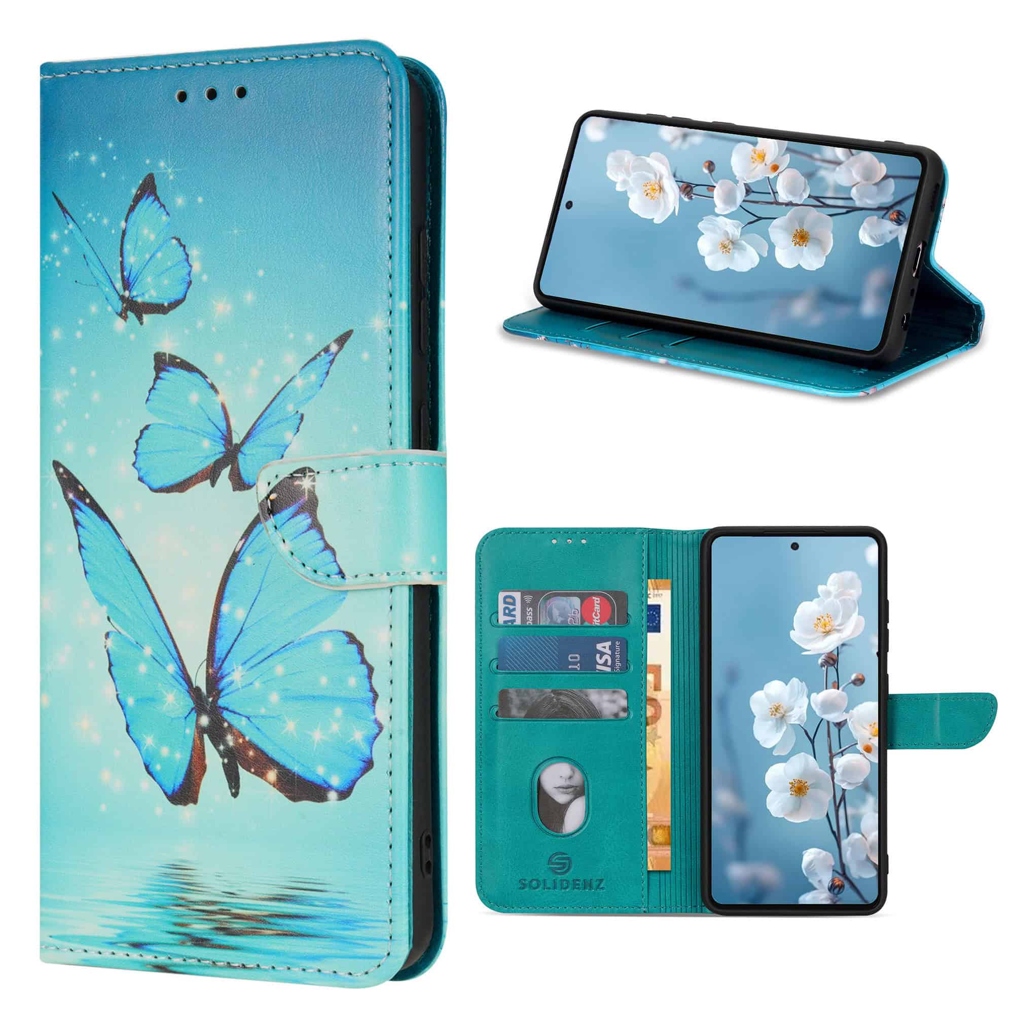 Solidenz bookcase Samsung Galaxy A56 / A36 - Vlinders Main Image