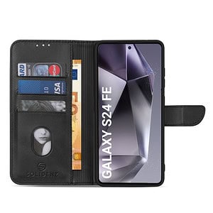 Solidenz bookcase Samsung Galaxy S24 FE - Leeuw - 4