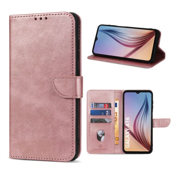 Solidenz bookcase Samsung Galaxy A16 - Roségoud