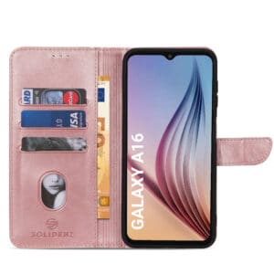 Solidenz bookcase Samsung Galaxy A16 - Roségoud - 3