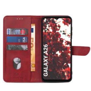 Solidenz bookcase Samsung Galaxy A26 - Rood - 3