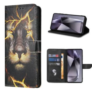 Solidenz bookcase Samsung Galaxy A56 / A36 - Leeuw Main Image