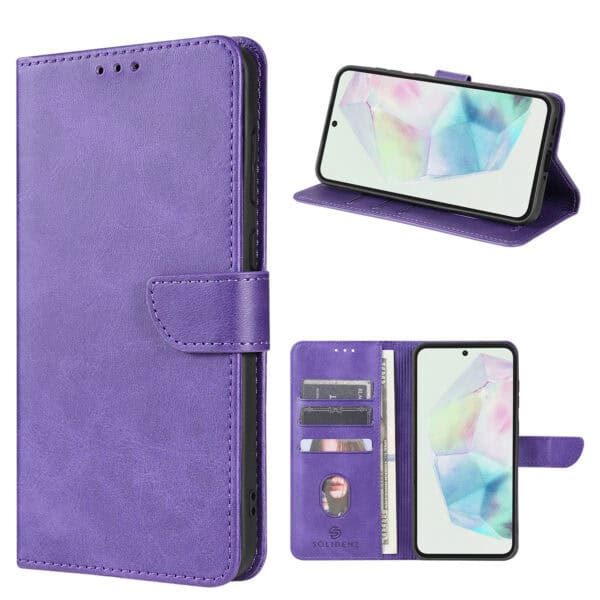 Solidenz bookcase Samsung Galaxy A56 / A36 - Paars