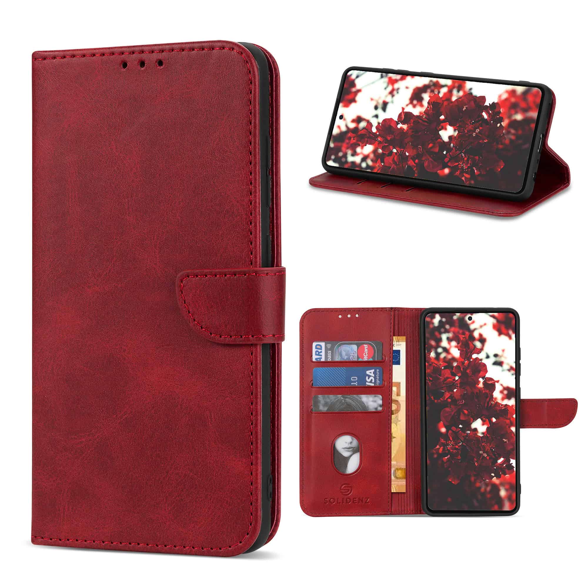 Solidenz bookcase Samsung Galaxy A56 / A36 - Rood Main Image