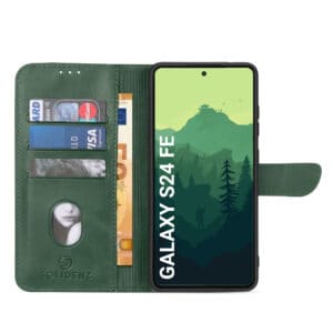 Solidenz bookcase Samsung Galaxy S24 FE - Groen - 3