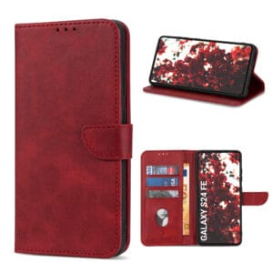 Solidenz bookcase Samsung Galaxy S24 FE - Rood Main Image
