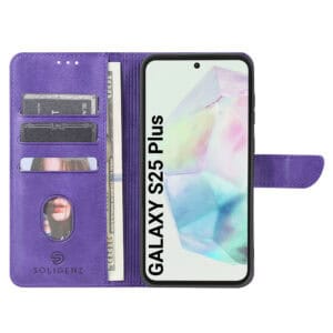 Solidenz bookcase Samsung Galaxy S25 Plus - Paars - 3