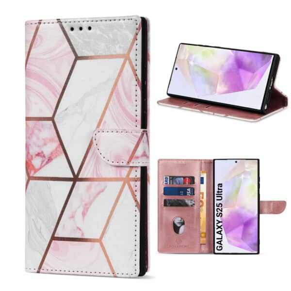 Solidenz bookcase Samsung Galaxy S25 Ultra - Marmer