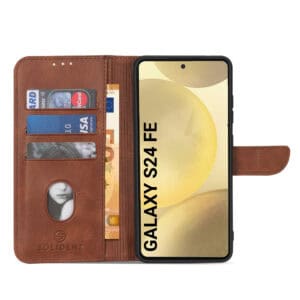 Solidenz bookcase Samsung Galaxy S24 FE - Luipaard - 3