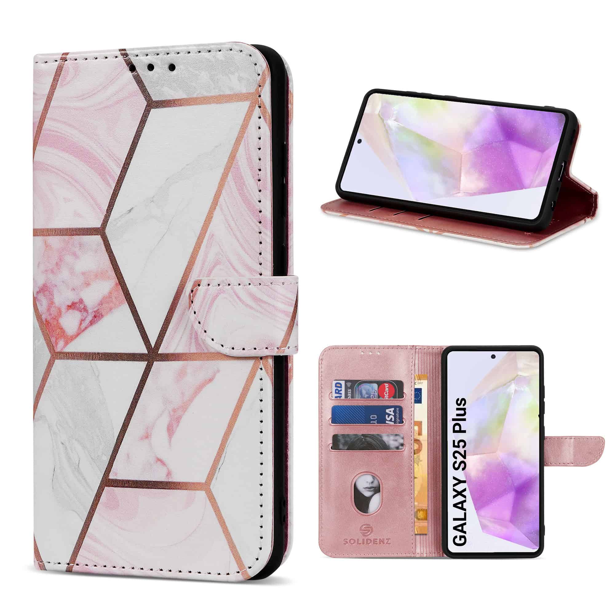 Solidenz bookcase Samsung Galaxy S25 Plus - Marmer Main Image