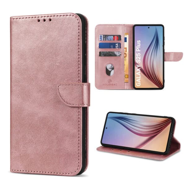 Solidenz bookcase Samsung Galaxy S25 Plus - Roségoud
