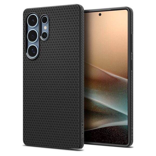Spigen Liquid Air Samsung Galaxy S25 Ultra hoesje - Matte Zwart