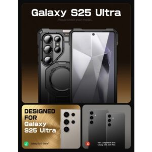 Supcase UB Grip hoesje geschikt voor Samsung Galaxy S25 Ultra - Zwart - 9