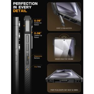 Supcase UB Grip hoesje geschikt voor Samsung Galaxy S25 Ultra - Zwart - 2