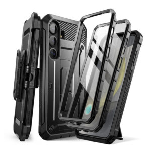 Supcase UB Pro hoesje geschikt voor Samsung Galaxy S25 Plus - Met en zonder screen protector - Zwart Main Image