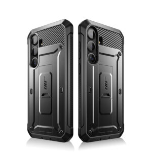 Supcase UB Pro hoesje geschikt voor Samsung Galaxy S25 Plus - Met en zonder screen protector - Zwart - 10