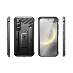 Supcase UB Pro hoesje geschikt voor Samsung Galaxy S25 Plus - Met en zonder screen protector - Zwart - 1