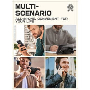 Supcase UB Pro hoesje geschikt voor Samsung Galaxy S25 Ultra - Met en zonder screen protector - Zwart - 9