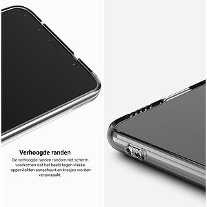 Transparant siliconen Samsung Galaxy S25 hoesje - 3