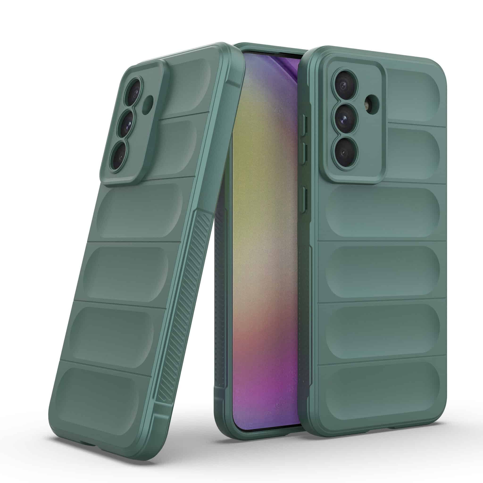 Solidenz AeroGrip FlexShield Samsung Galaxy A56 / A36 hoesje - Groen Main Image