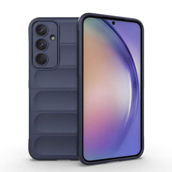 Solidenz AeroGrip Samsung Galaxy A35 hoesje - Donkerblauw