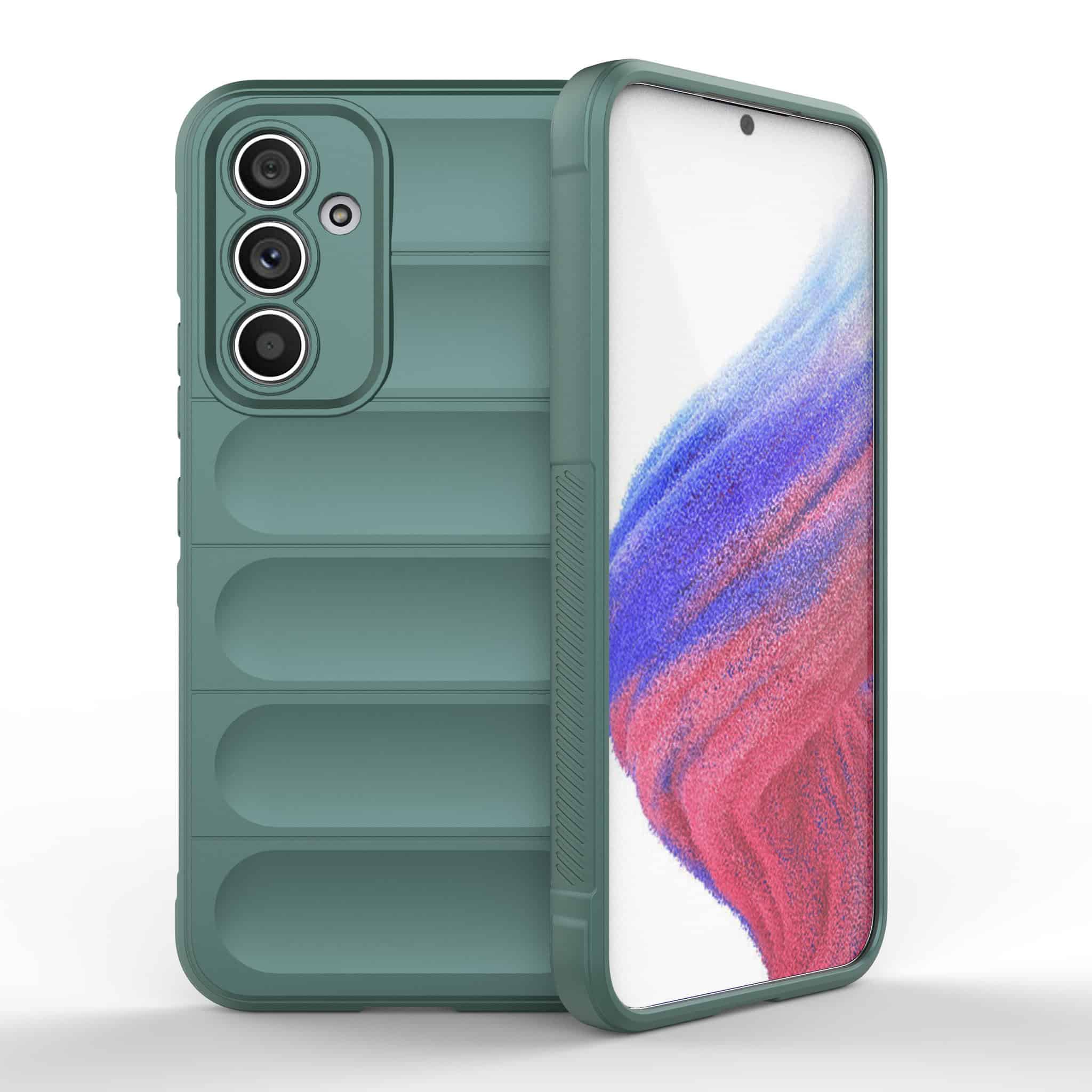 Solidenz AeroGrip Samsung Galaxy S23 FE hoesje - Groen Main Image