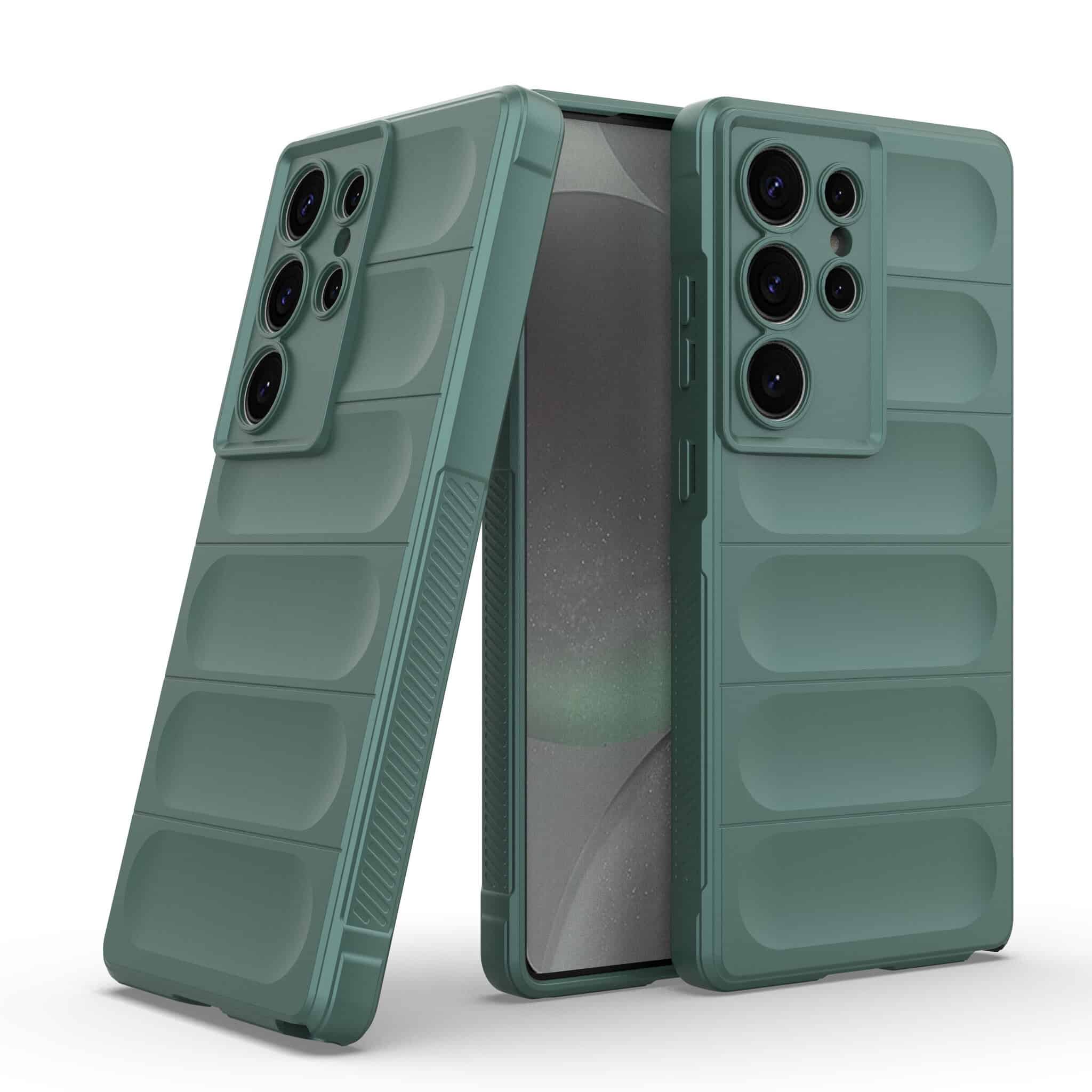 Solidenz AeroGrip Samsung Galaxy S25 Ultra hoesje - Groen Main Image