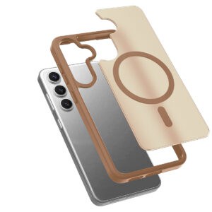 Solidenz FrostMag Samsung Galaxy S25 / S24 hoesje - Desert Titanium - 1