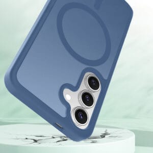 Solidenz FrostMag Samsung Galaxy S25 Plus / S24 Plus hoesje - Donkerblauw - 3