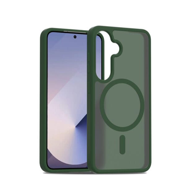 Solidenz FrostMag Samsung Galaxy S25 Plus / S24 Plus hoesje - Groen