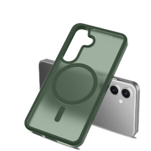 Solidenz FrostMag Samsung Galaxy S25 Plus / S24 Plus hoesje - Groen - 4