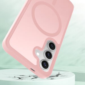 Solidenz FrostMag Samsung Galaxy S25 / S24 hoesje - Roze - 3