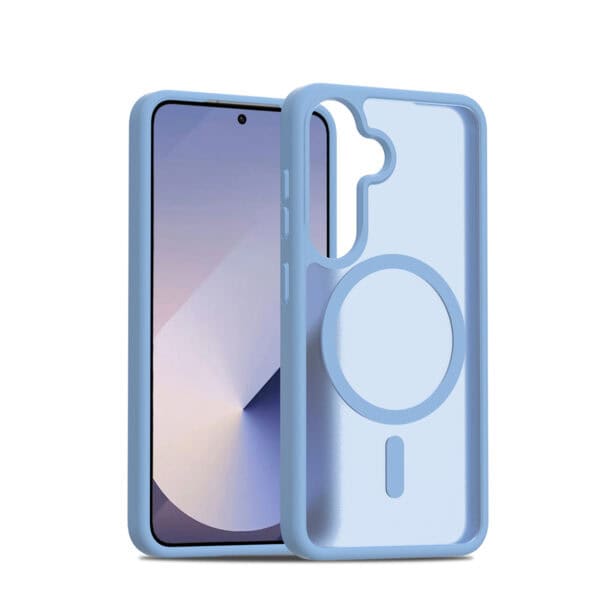 Solidenz FrostMag Samsung Galaxy S25 Plus / S24 Plus hoesje - Sierra blauw