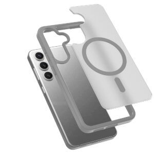 Solidenz FrostMag Samsung Galaxy S25 Plus / S24 Plus hoesje - Titanium - 1
