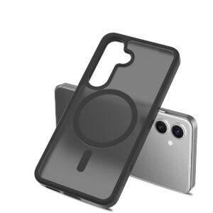 Solidenz FrostMag Samsung Galaxy S25 Plus / S24 Plus hoesje - Zwart - 3