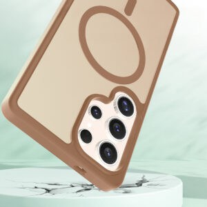 Solidenz FrostMag Samsung Galaxy S25 Ultra hoesje - Desert Titanium - 3