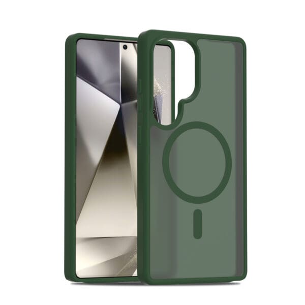 Solidenz FrostMag Samsung Galaxy S25 Ultra hoesje - Groen