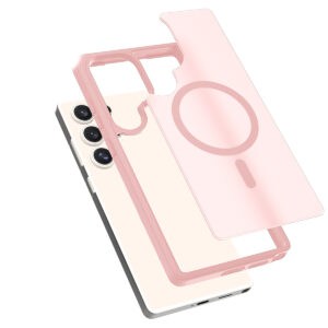 Solidenz FrostMag Samsung Galaxy S25 Ultra hoesje - Roze - 1