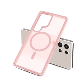 Solidenz FrostMag Samsung Galaxy S25 Ultra hoesje - Roze - 4