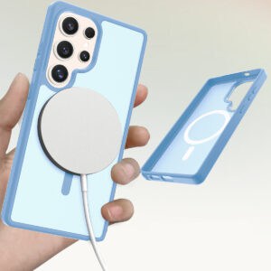 Solidenz FrostMag Samsung Galaxy S25 Ultra hoesje - Sierra blauw - 2