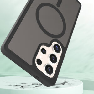 Solidenz FrostMag Samsung Galaxy S25 Ultra hoesje - Zwart - 3