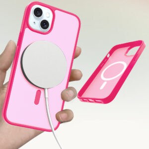 Solidenz FrostMag iPhone 15 Plus hoesje - Fel Roze - 2