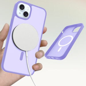 Solidenz FrostMag iPhone 15 Plus hoesje - Lavendel - 3