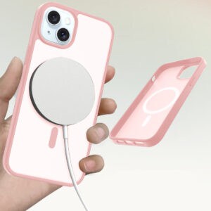 Solidenz FrostMag iPhone 15 Plus hoesje - Roze - 2