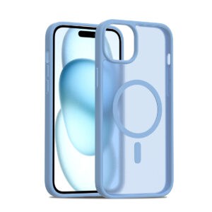 Solidenz FrostMag iPhone 15 Plus hoesje - Sierra blauw Main Image