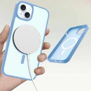 Solidenz FrostMag iPhone 15 Plus hoesje - Sierra blauw - 1