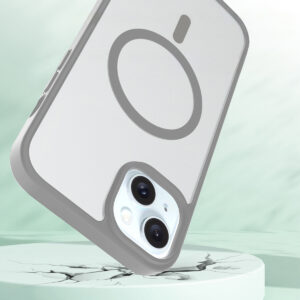 Solidenz FrostMag iPhone 15 Plus hoesje - Titanium - 3