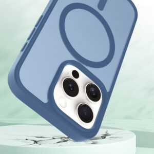 Solidenz FrostMag iPhone 16 Pro Max hoesje - Donkerblauw - 3